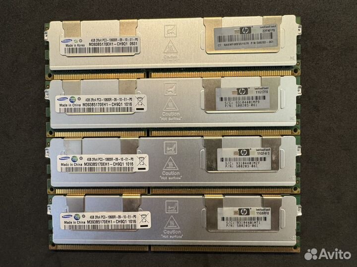 Samsung HPE DDR3 4Gb 10600R ECC REG Серверная