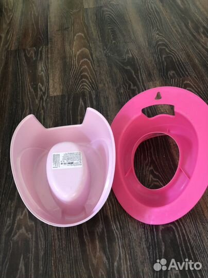 Горшок и сидушка на унитаз детские