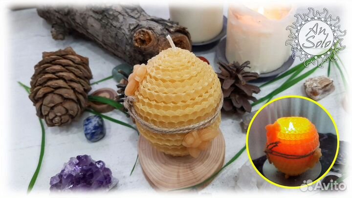 Свечи из вощины