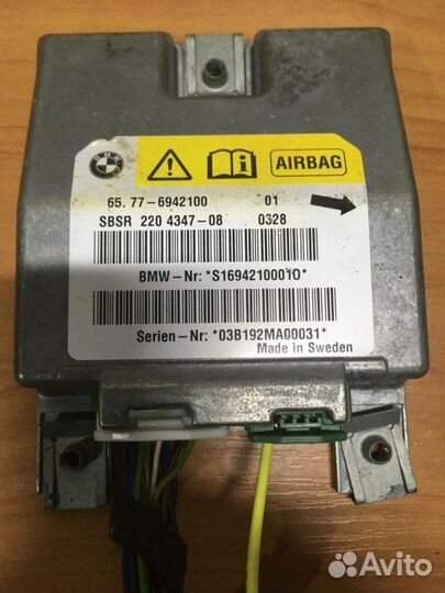 Блок управления Airbag Bmw E60 M54B30