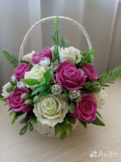 Букет цветы из мыла