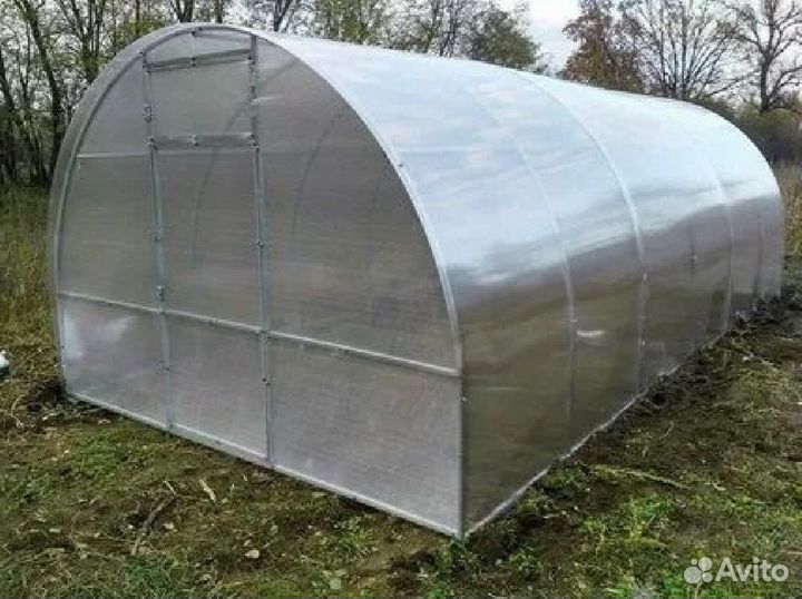 Теплица двойная дуга