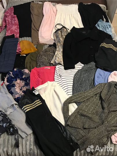 Женские вещи пакетами, 42р, больше 30 вещей