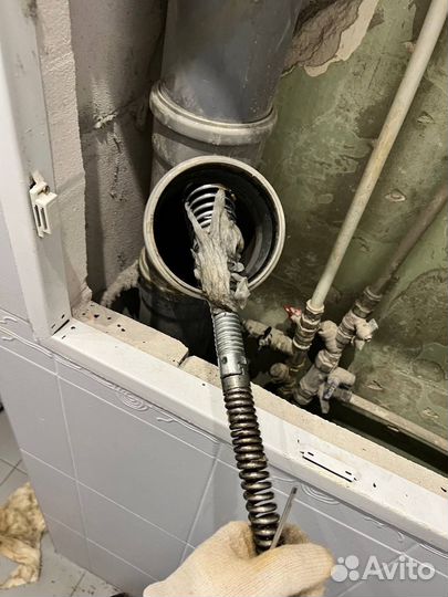 Устранение засоров. Прочистка канализации. Чистка