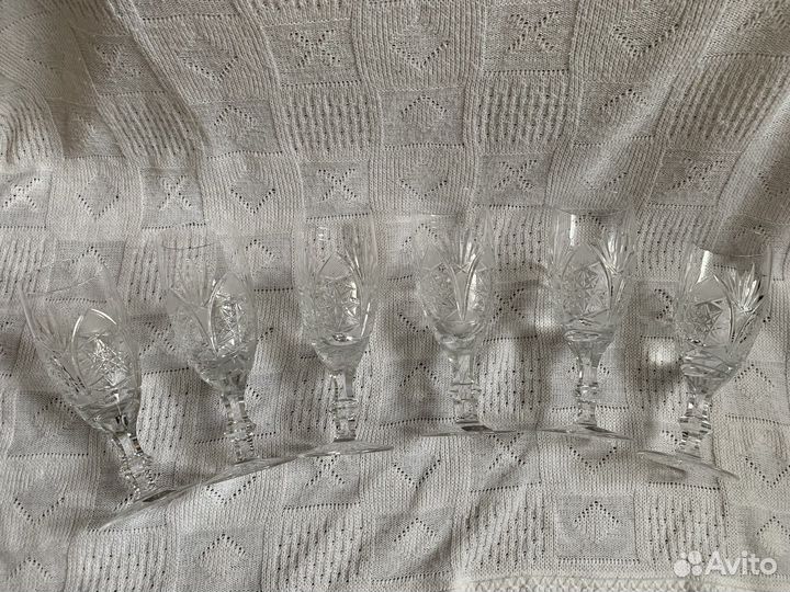 Бокалы. Хрусталь. Чехословакия