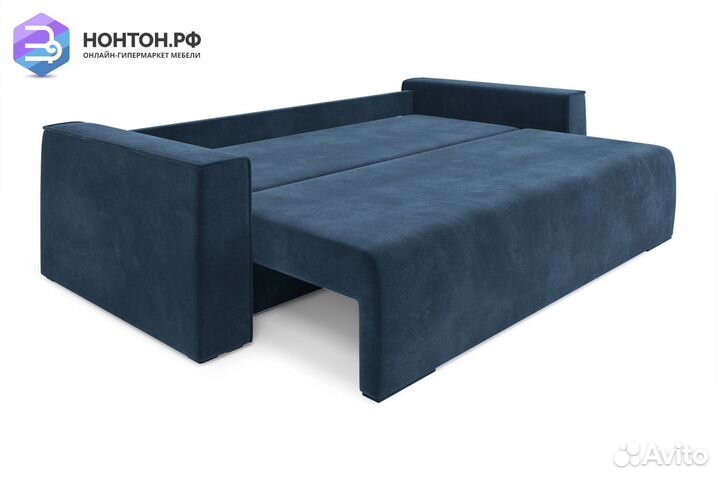 Диван еврокнижка Манхэттен темно-синий