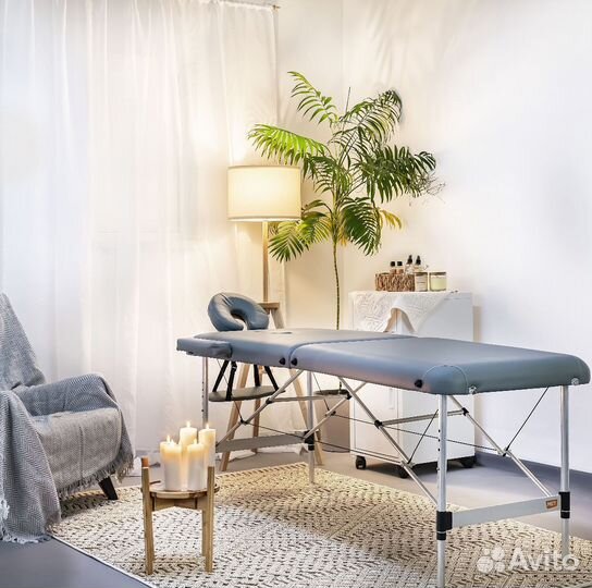 Массажный стол/кушетка с регулировкой высоты