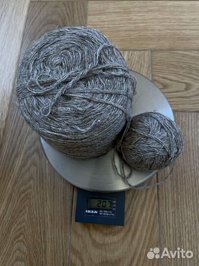 Пряжа суровая шерсть