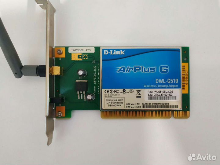 Wi-Fi адаптер. PCI вай фай адаптер для пк. D-Link