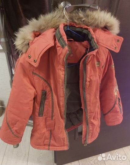 Пуховик для девочки 116
