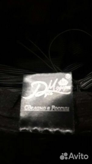 Шляпа женская черная