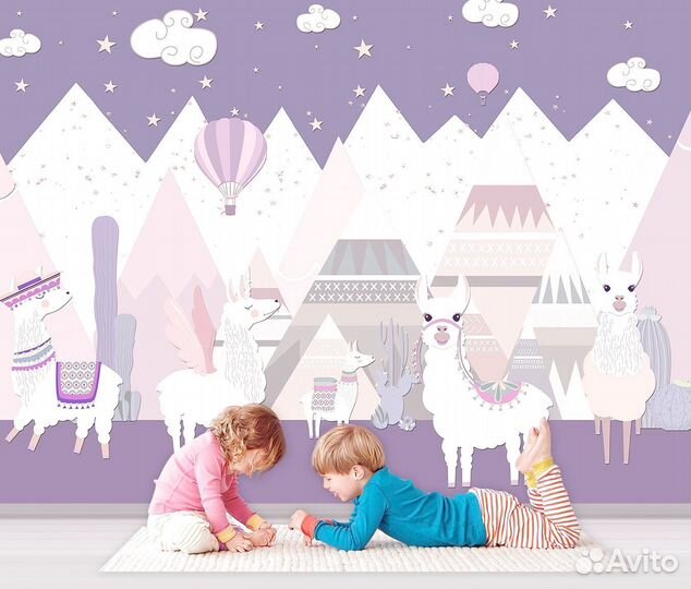 Дизайнерские фотообои / Детские фотообои