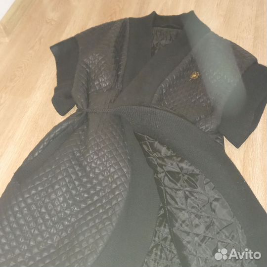 Жилет утепленный женский длинный 54 размер