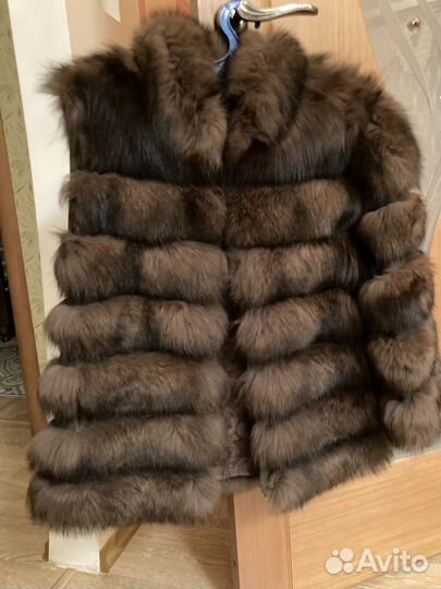 Шуба трансформер песец под соболь 44-46