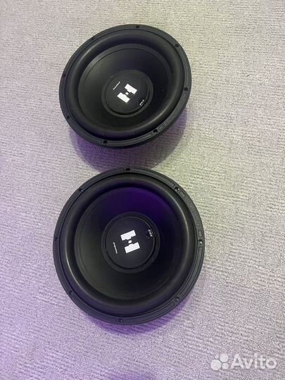2 сабвуфера hannibal hs-600 12