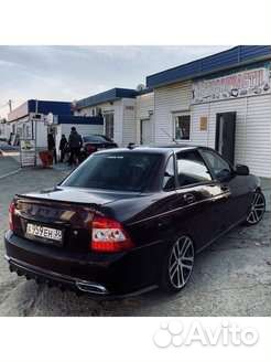 Диффузор заднего бампера приора седан