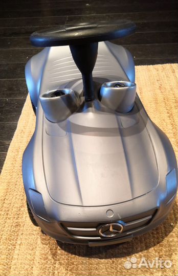 Детский толокар машинка BIG Mercedes Benz SLS AMG