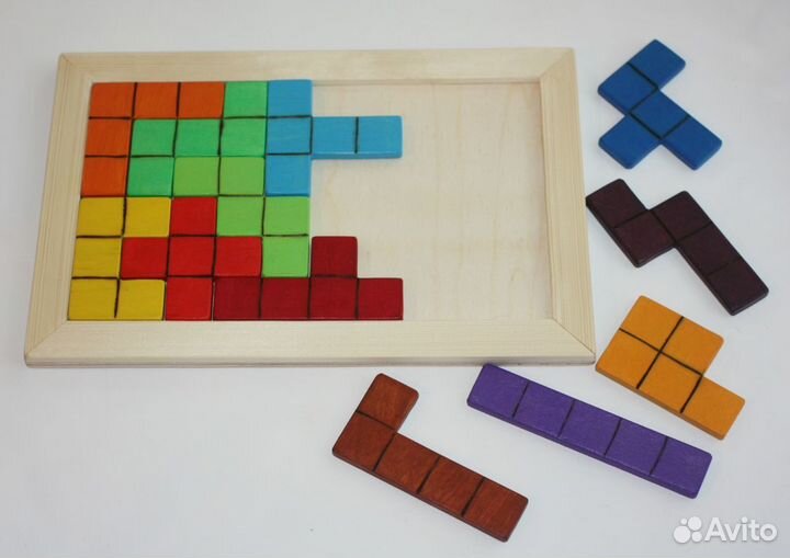 Пентамино, деревянная головоломка