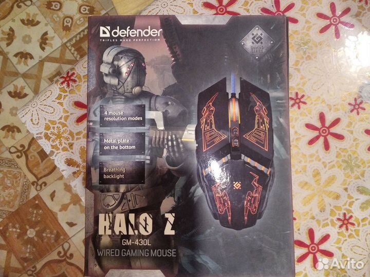 Игровая мышь defender halo z