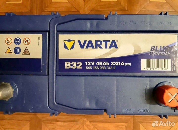 Купить аккумулятор бу Varta 45 Ah с гарантией