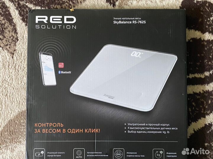 Весы напольные умные Red Solution