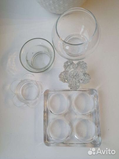 Подсвечник IKEA стекло