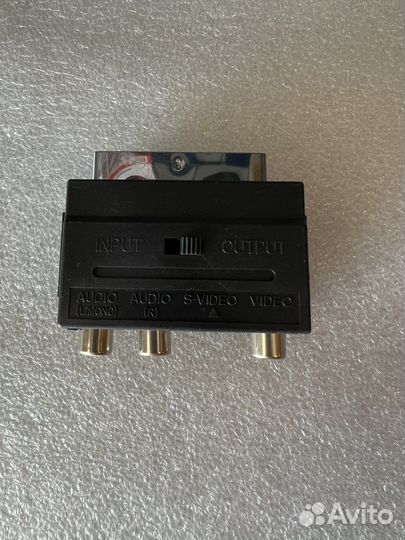 Переходник Скарт-3RCA (вх/вых)