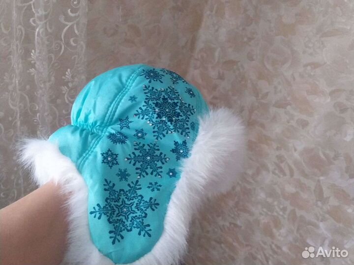 Шапка для девочки зимняя