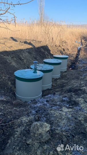 Установка септика под ключ, выгребной ямы