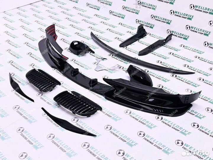 Обвес BMW 3 E90 E91 pre lci без М-пакета спойлер