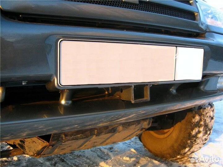 Квадрат для съемной лебедки в Chevrolet niva