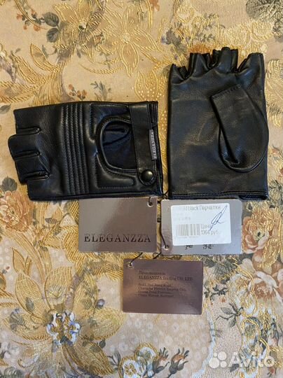 Перчатки велосипедные кожаные новые р 8,5