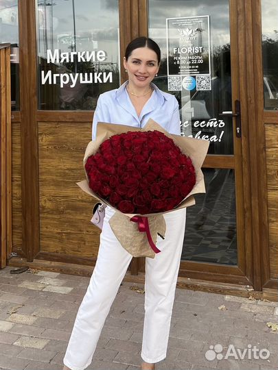 Букет из 101 розы