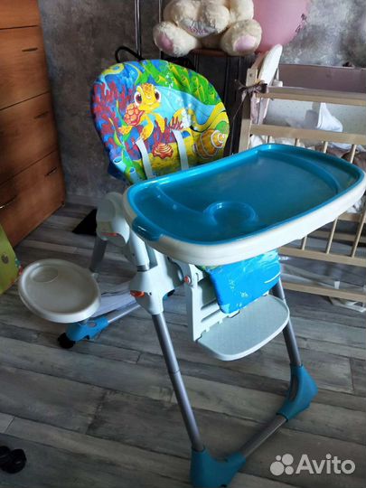 Стульчик для кормления chicco polly