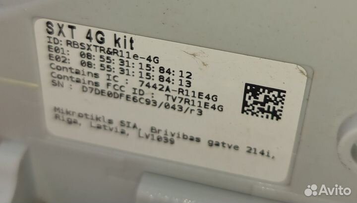 Маршрутизатор 4G модем - MikroTik rbsxtr&R11e-4G