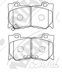 Колодки тормозные дисковые перед PN0389 NiBK