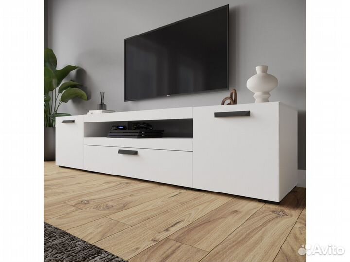 Тумба под телевизор белая Доставка бесплатная