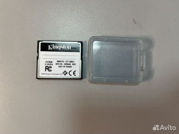 Карта памяти Kingston Compact Flash 8Gb