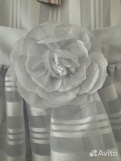 Белое нарядное платье для девочки 98-128 Новое