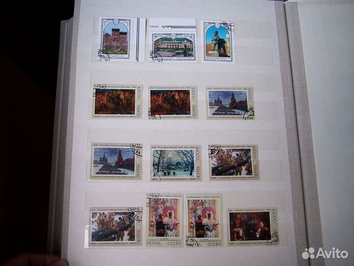 Марки коллекция, альбом в трех объявлениях 2