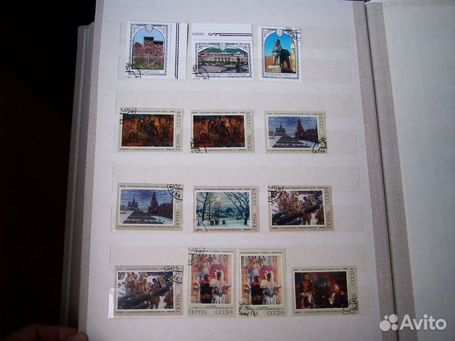 Марки коллекция, альбом в трех объявлениях 2