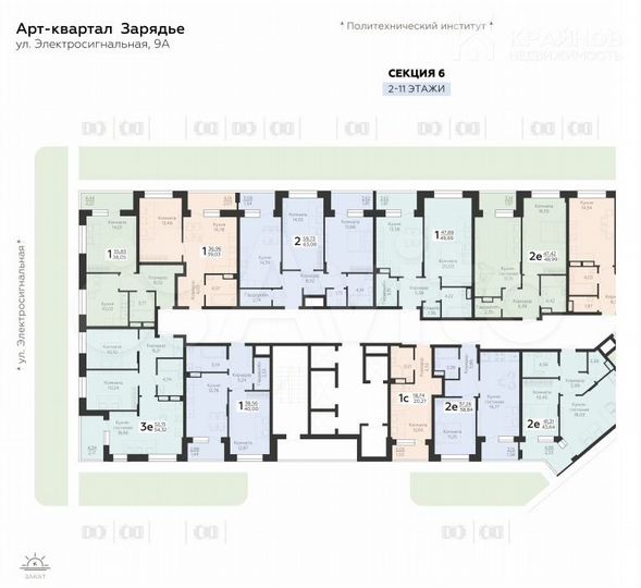 Квартира-студия, 28,3 м², 6/25 эт.