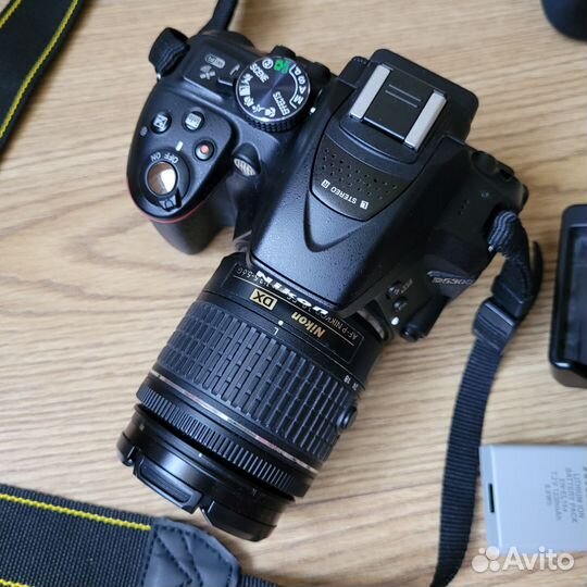 Зеркальный фотоаппарат nikon d5300 af-p 18-55 kit
