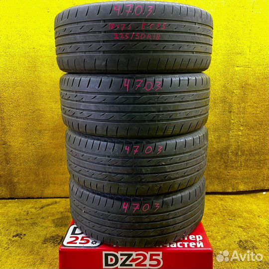 Колеса из Японии на дисках Rays 5x114.3 c шинами Bridgestone 225/50R18 Магазин DZ25 К4703