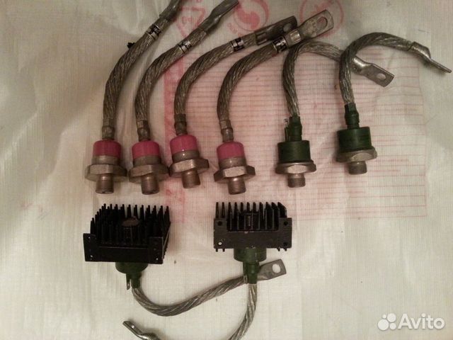 Силовые тиристоры(Т160,100) и диоды(вч2)