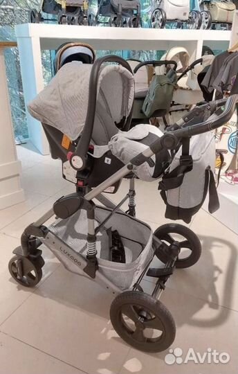Коляска 3 в 1 бренд Luxmom