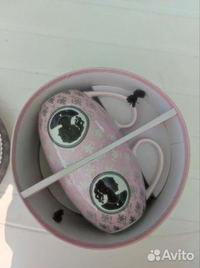 Чайная пара на 2 персоны Фарфор