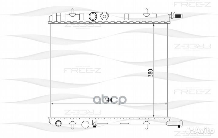 Радиатор KK0173 free-Z