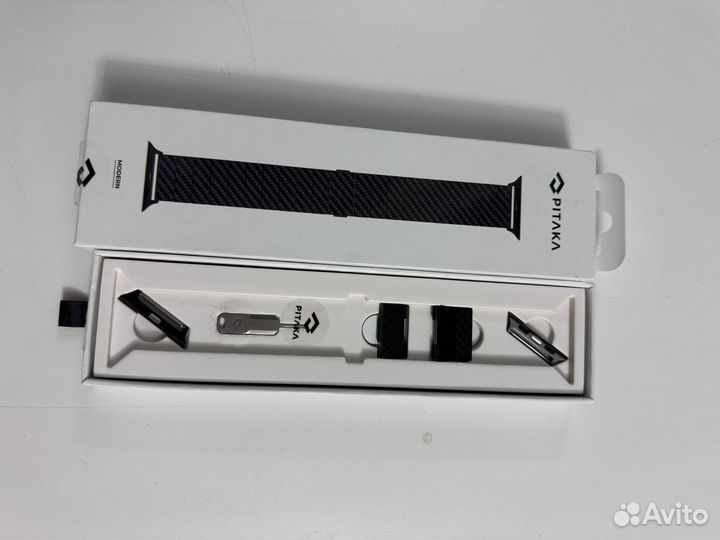 Карбоновый комплект Pitaka для Apple Watch 45мм