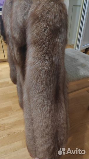 Шуба песец чернобурка